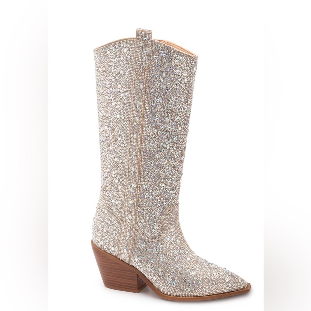 Corky’s “Glitzy” Tall Rhinestone Boots
